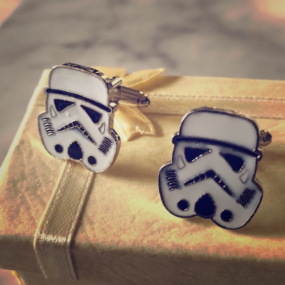 Star Wars Other - Star Wars Imperial Stormtrooper Cufflinks/New